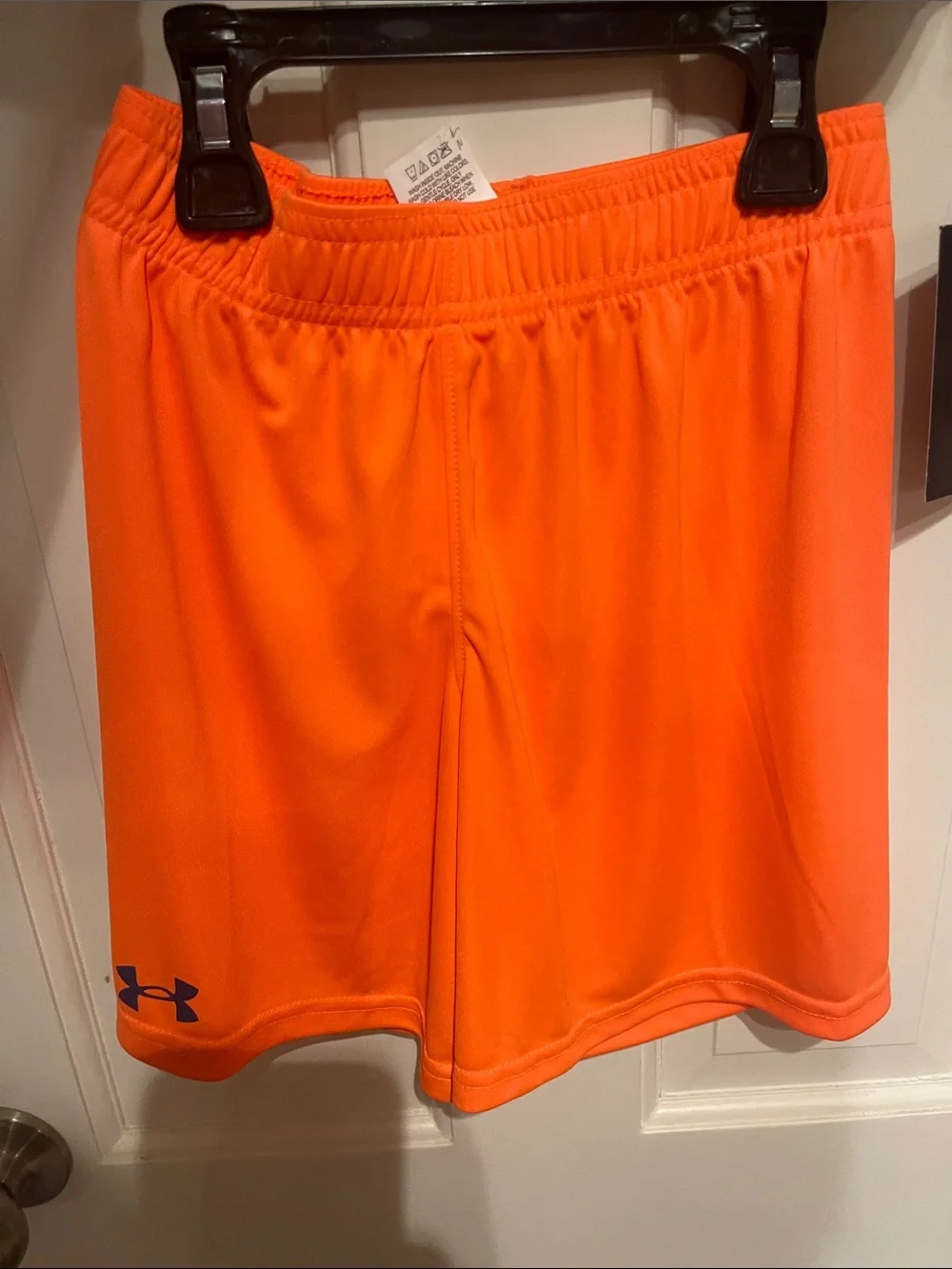 NWT under armour boys short set - size 6 orange blast new